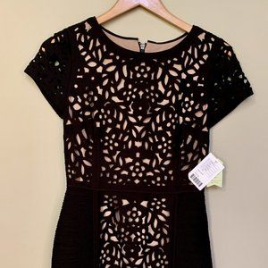 Anthropologie Maeve Black Sheath Dress Size 2 NWT